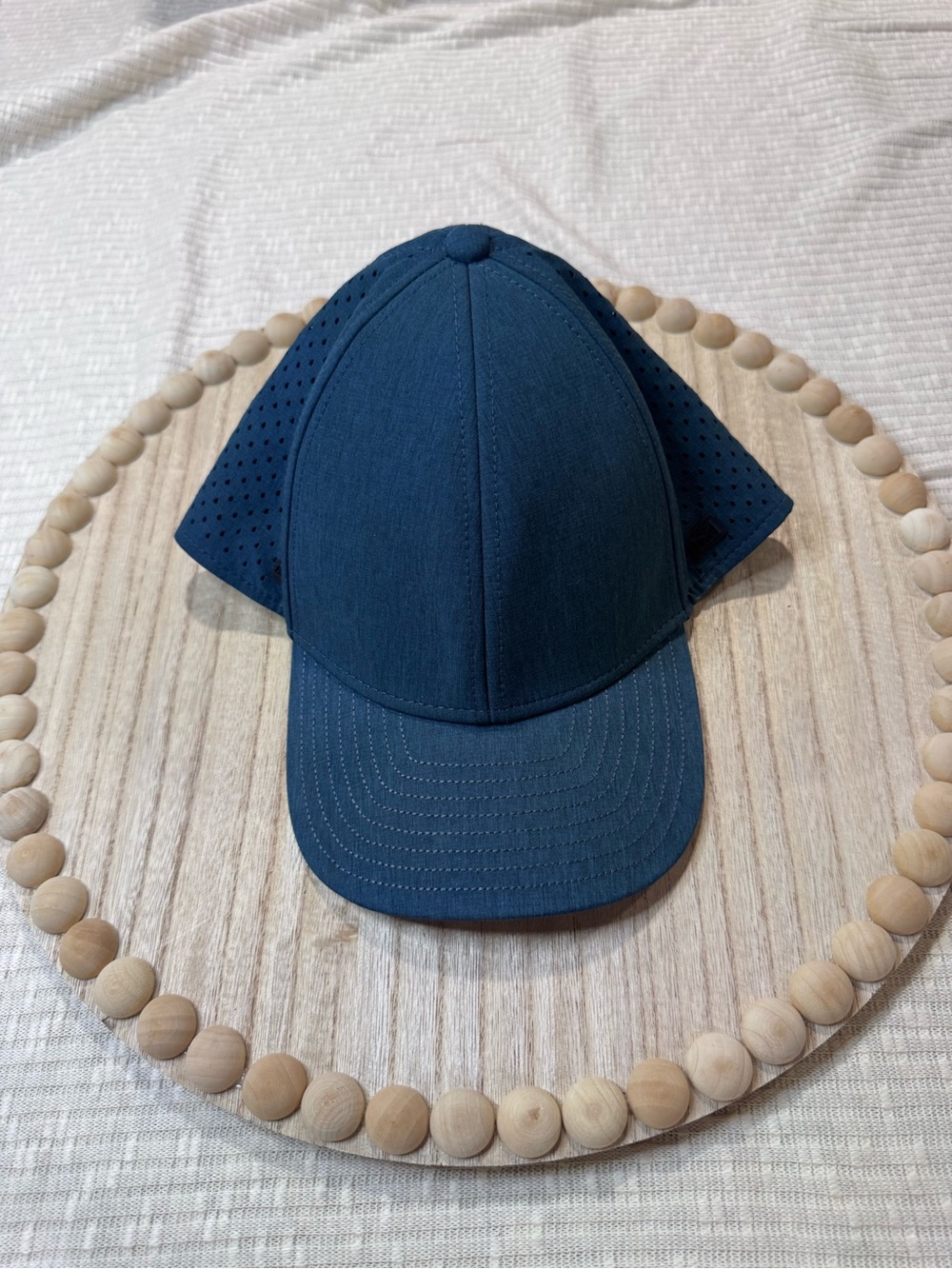 Melin A-Game Hydro Performance Snapback Hat Navy Water Friendly Golf Hat